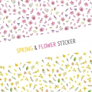 네일스티커 봄&꽃 (워터데칼)