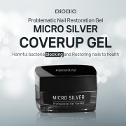 [toenail restoration]Microsilver Gel_Step2. Silver Coverup gel_BiOBio