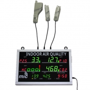 벽걸이형 실내공기질측정기 MIC-98990 / 이산화탄소, 포름알데히드, 미세먼지