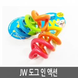 JW 도그인액션/스프링 장난감/강아지장난감/스몰