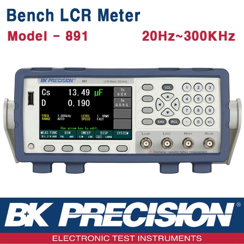 [B&K PRECISION 891] 300kHz LCR미터, LCR Meter