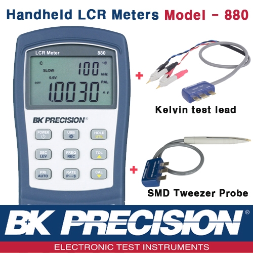[B&K PRECISION 880] 100KHz 휴대형 LCR미터, Handheld LCR meters