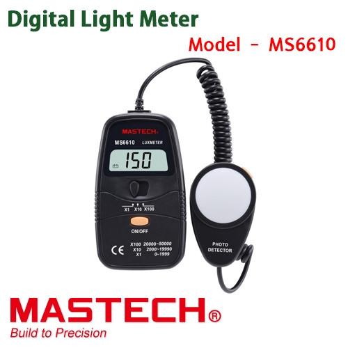[MASTECH MS6610] Digital Light Meter(Lux), 조도계, 마스텍