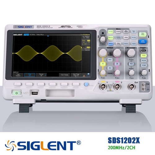 [SIGLENT SDS1202X] 200MHz, 2CH, 디지털오실로스코프, Digital Oscilloscope