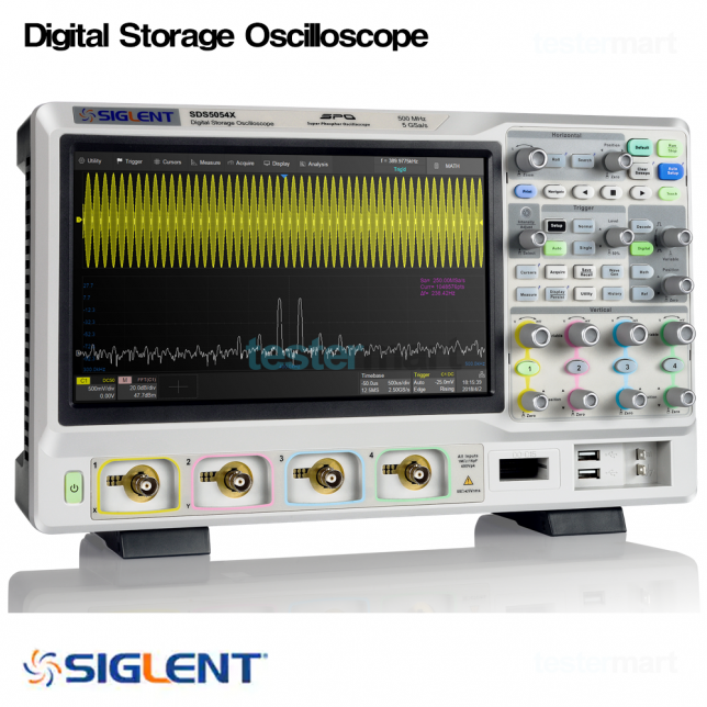 [SIGLENT SDS5104X] 1GHz/4CH, 디지털오실로스코프, Digital Oscilloscope