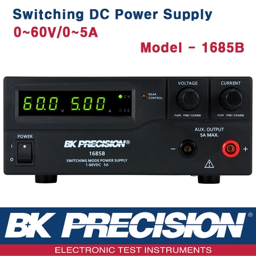 B&K PRECISION 1685B, 60V/5A, Switching DC Power Supply, DC 전원공급기, B&K 1685B