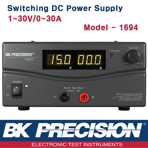 B&K PRECISION 1694, 30V/30A, Switching DC Power Supply, DC 전원공급기, B&K 1694