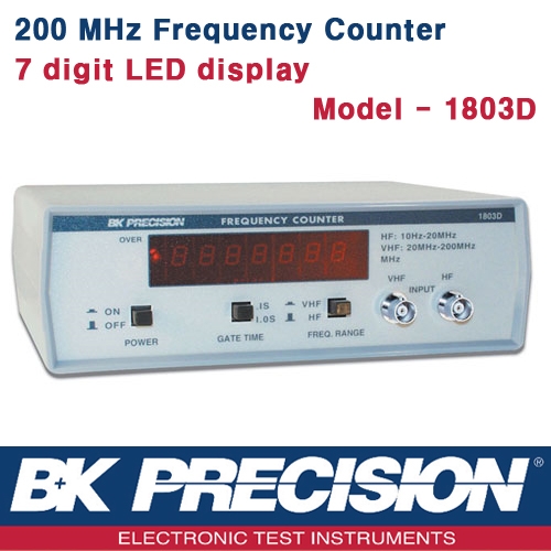 B&K PRECISION 1803D, 200 MHz Frequency Counter, 주파수카운터, B&K 1803D