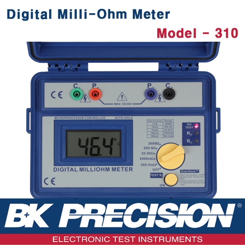 B&K PRECISION 310, Digital Milli-Ohm Meter, 디지털 밀리옴메타, B&K 310
