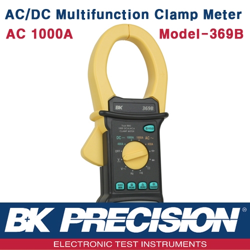 B&K PRECISION 369B, 1000A, AC/DC Multifunction Clamp Meter, AC/DC 클램프메타, B&K 369B