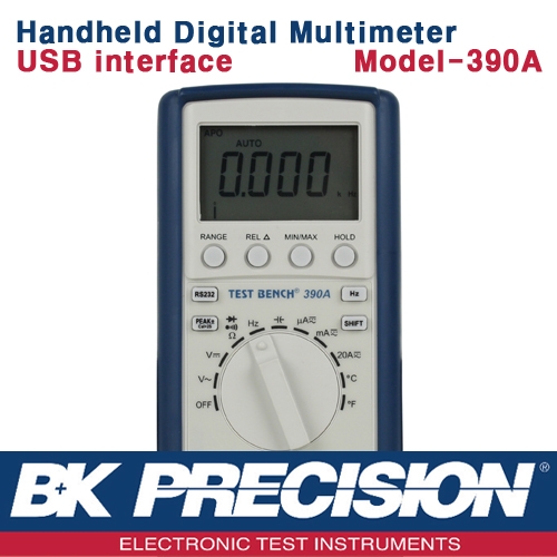 B&K PRECISION 390A, Digital MultiMeter, 휴대형 디지털 멀티메타, B&K 390A
