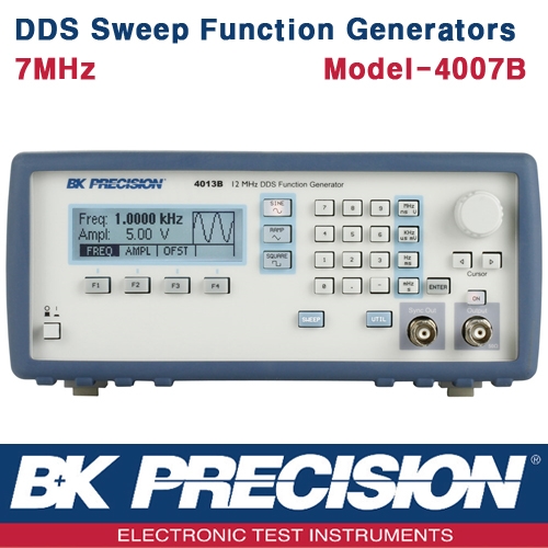 B&K PRECISION 4007B, 7MHz, DDS Sweep Function Generator, 펑션제너레이터, 함수발생기, B&K 4007B