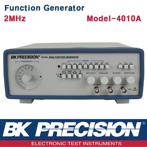 B&K PRECISION 4010A, 2MHz, Function Generator, 펑션제너레이터, B&K 4010A