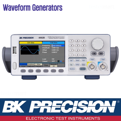 B&K PRECISION 4062B, 40MHz Dual Channel Function Arbitrary Waveform Generators, 임의 파형 발생기, B&K 4062B