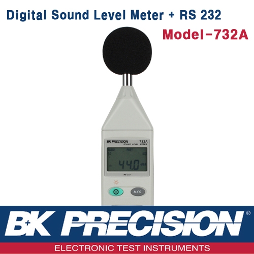 B&K PRECISION 732A, Digital Sound Level Meter with RS 232 Capability, 디지털 소음계, 사운드 레벨메타 B&K 732A
