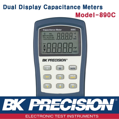 B&K PRECISION 890C, Handheld Capacitance Meter, 캐패시터메타, B&K 890C
