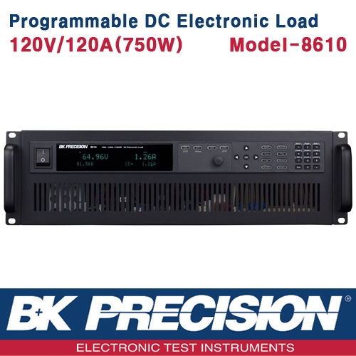 B&K PRECISION 8610, 750W Programmable DC Electronic Load, 프로그레머블 DC 전자로드, B&K 8610