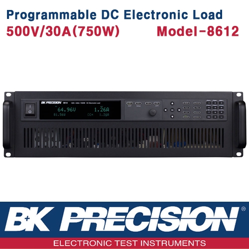 B&K PRECISION 8612, 750W Programmable DC Electronic Load, 프로그레머블 DC 전자로드, B&K 8612