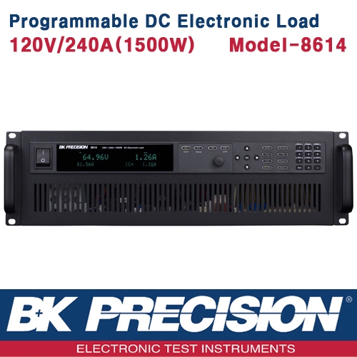 B&K PRECISION 8614, 1500W Programmable DC Electronic Load, 프로그레머블 DC 전자로드, B&K 8614