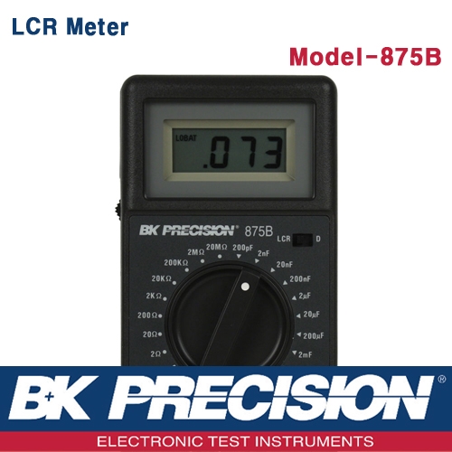 B&K PRECISION 875B, Handheld LCR Meter, 휴대형 LCR 메타, 메뉴얼 타입 LCR메타, B&K 875B