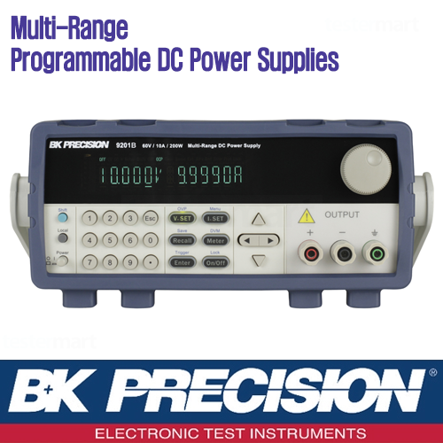 [B&K PRECISION 9201B] 60V/10A, 200W, 프로그레머블 DC 전원공급기