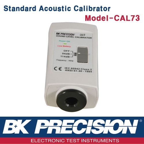 B&K PRECISION CAL73, Standard Acoustic Calibrator, 사운드레벨 캘리브레이터, 사운드 캘리브레이터, B&K CAL73