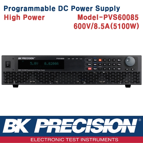 B&K PRECISION PVS60085, 600V/8.5A(5100W), Programmable DC Power Supply, 프로그레머블 DC 전원공급기(5100W), B&K PVS60085
