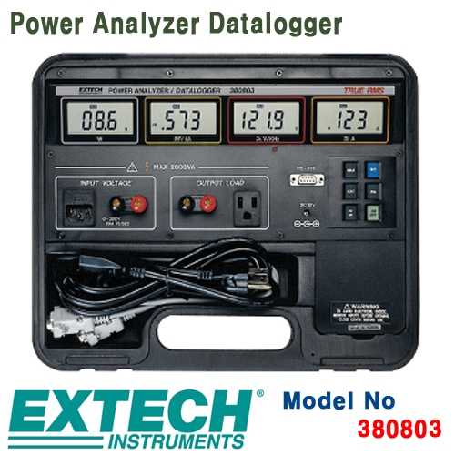 [EXTECH] 380803, True RMS Power Analyzer Datalogger, 전력분석계