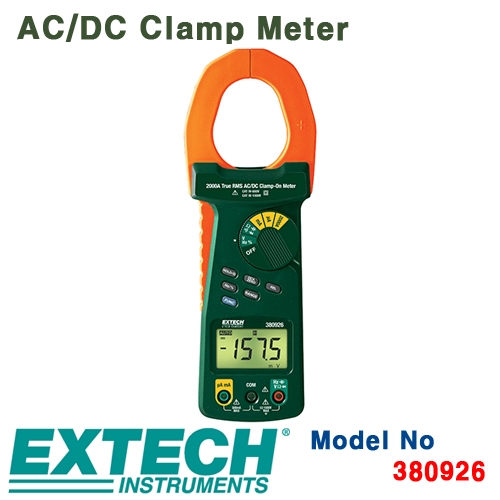 [EXTECH] 380926, True RMS AC/DC Clamp Meter, AC/DC 클램프메타