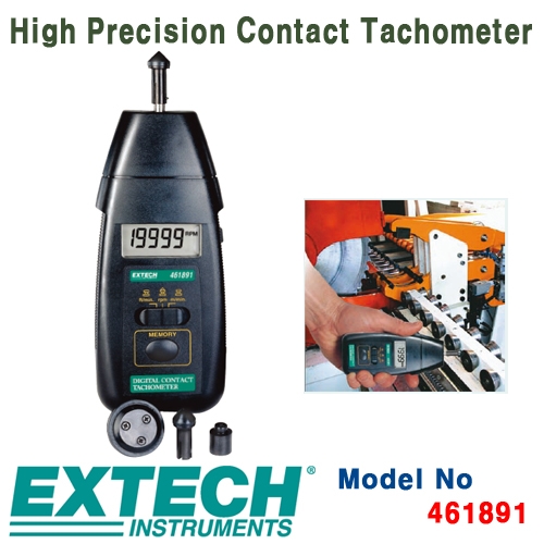 [EXTECH] 461891, High Precision Contact Tachometer, 접촉식 회전계