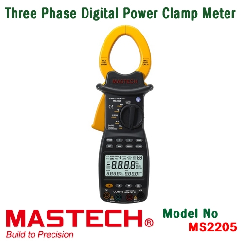 [MASTECH MS2205] Three Phase Digital Power Clamp Meter, 3상 파워 클램프메타