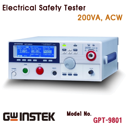 [GWINSTEK GPT-9801] 200VA, ACW, 내전압시험기
