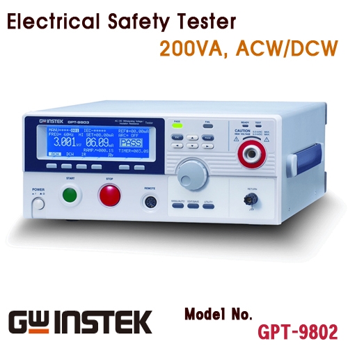 [GWINSTEK GPT-9802] 200VA, ACW/DCW, 내전압시험기