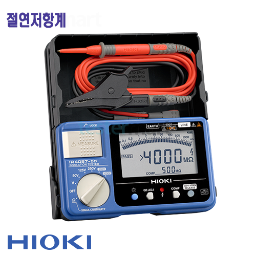 [HIOKI IR4057-50] 50~1000V, 디지털 절연저항계, Digital Insulation Tester