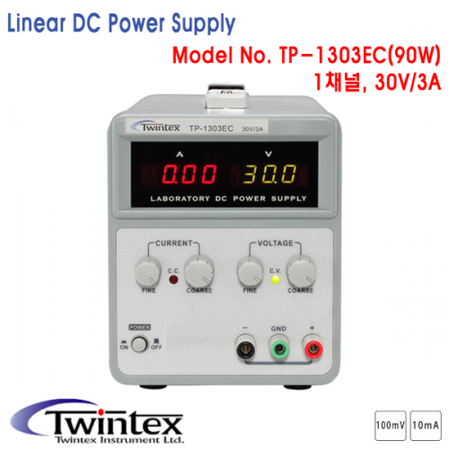 [TWINTEX, TP-1303EC] 30V/3A, 90W, DC전원공급기