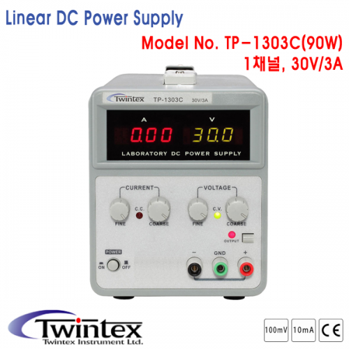 [TWINTEX TP-1303C] 30V/3A, 90W, DC전원공급기