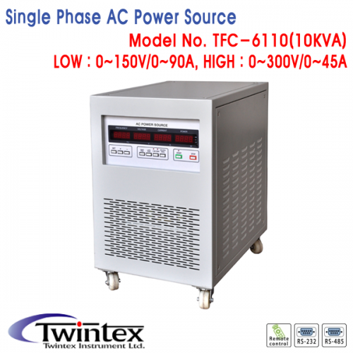 [TWINTEX TFC-6110] 10KVA 주파수변환기, AC전원공급기, 입력 삼상 380V