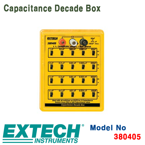 [EXTECH] 380405, Capacitance Decade Box, 표준 캐패시턴스 BOX