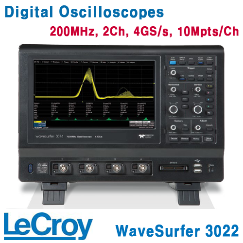 [TELEDYNE LECROY] WaveSurfer 3022, 200MHz/2CH, 디지털 오실로스코프, Digital Oscilloscope, [텔레다인 르크로이]