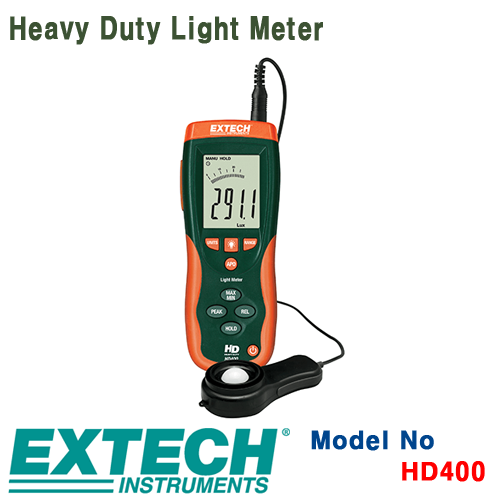 [EXTECH] HD400, Heavy Duty Light Meter, 조도계, 익스텍