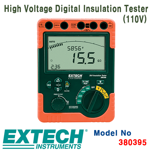 [EXTECH] 380395, High Voltage Digital Insulation Tester (110V) [익스텍]