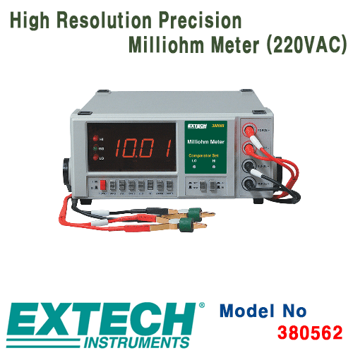 [EXTECH] 380562, High Resolution Precision Milliohm Meter (220VAC), 밀리옴메타, [익스텍]
