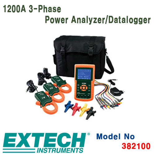 [EXTECH] 382100, 1200A 3-Phase Power Analyzer/Datalogger, 3상 전력분석계, 데이터로거 [익스텍]