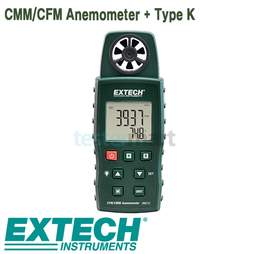 [EXTECH] AN510, CMM/CFM Anemometer + Type K