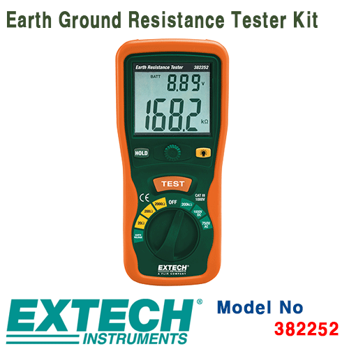 [EXTECH] 382252, Earth Ground Resistance Tester Kit, 접지저항계, [익스텍]