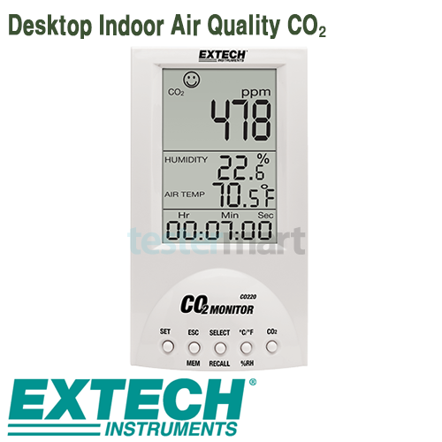 [EXTECH] CO220, Desktop Indoor Air Quality CO2 [익스텍]