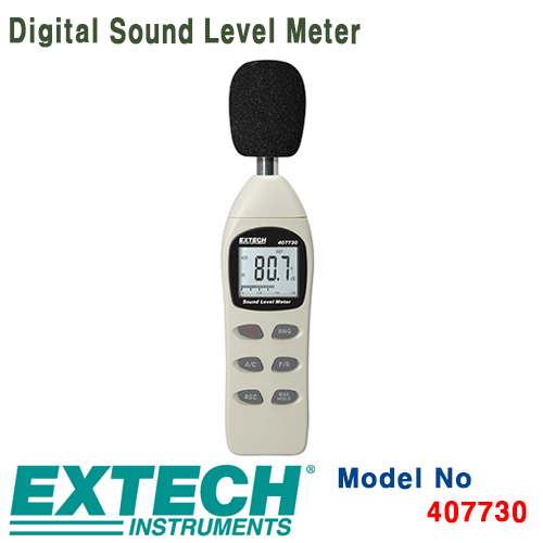 [EXTECH] 407730, Digital Sound Level Meter, 소음계 [익스텍]