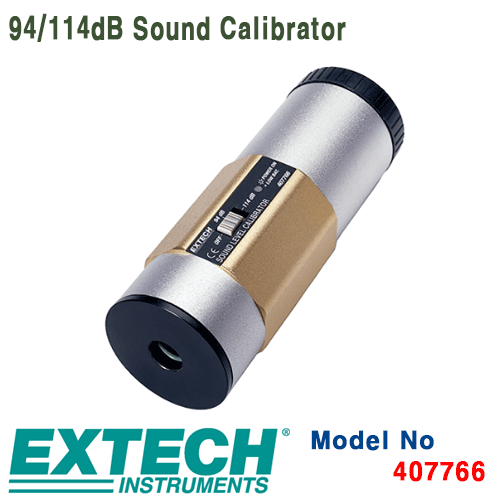 [EXTECH] 407766, 94/114dB Sound Calibrator, 사운드 캘리브레이터 [익스텍]