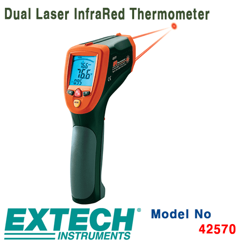 [EXTECH] 42570, Dual Laser InfraRed Thermometer, 적외선 온도계 [익스텍]