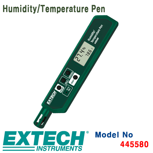 [EXTECH] 445580, Humidity/Temperature Pen, 펜타입 온습도계, [익스텍]